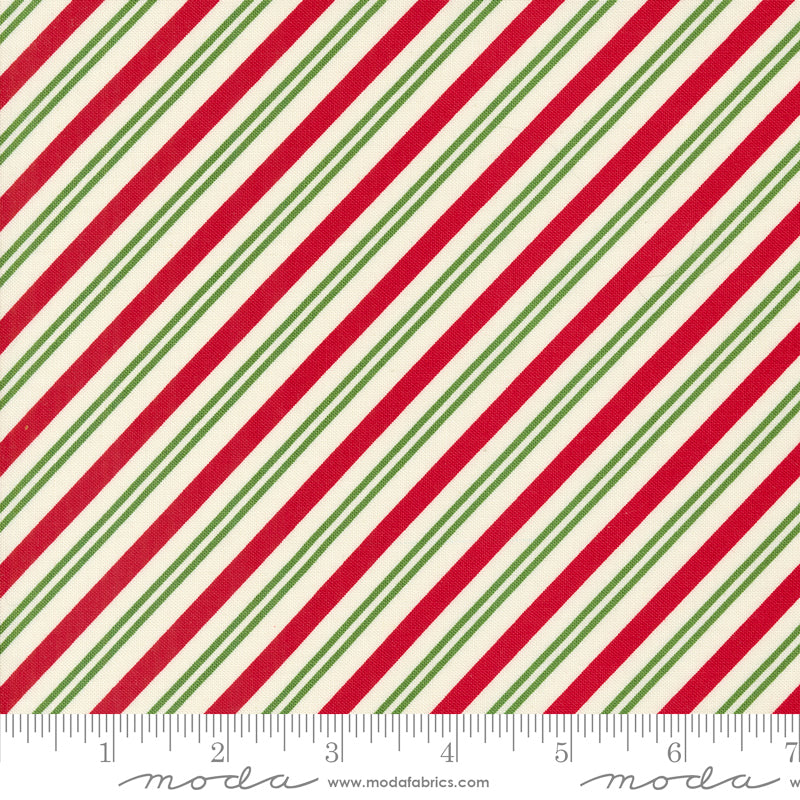 Once Upon a Christmas Peppermint Stripes Snow