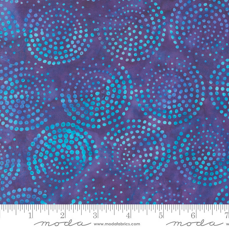 Echo Batiks Marble Dots Grape Swirl