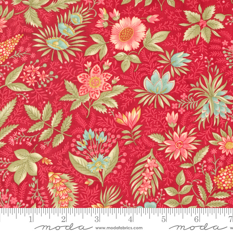 Collection for a Cause: Etchings Joyful Florals Red