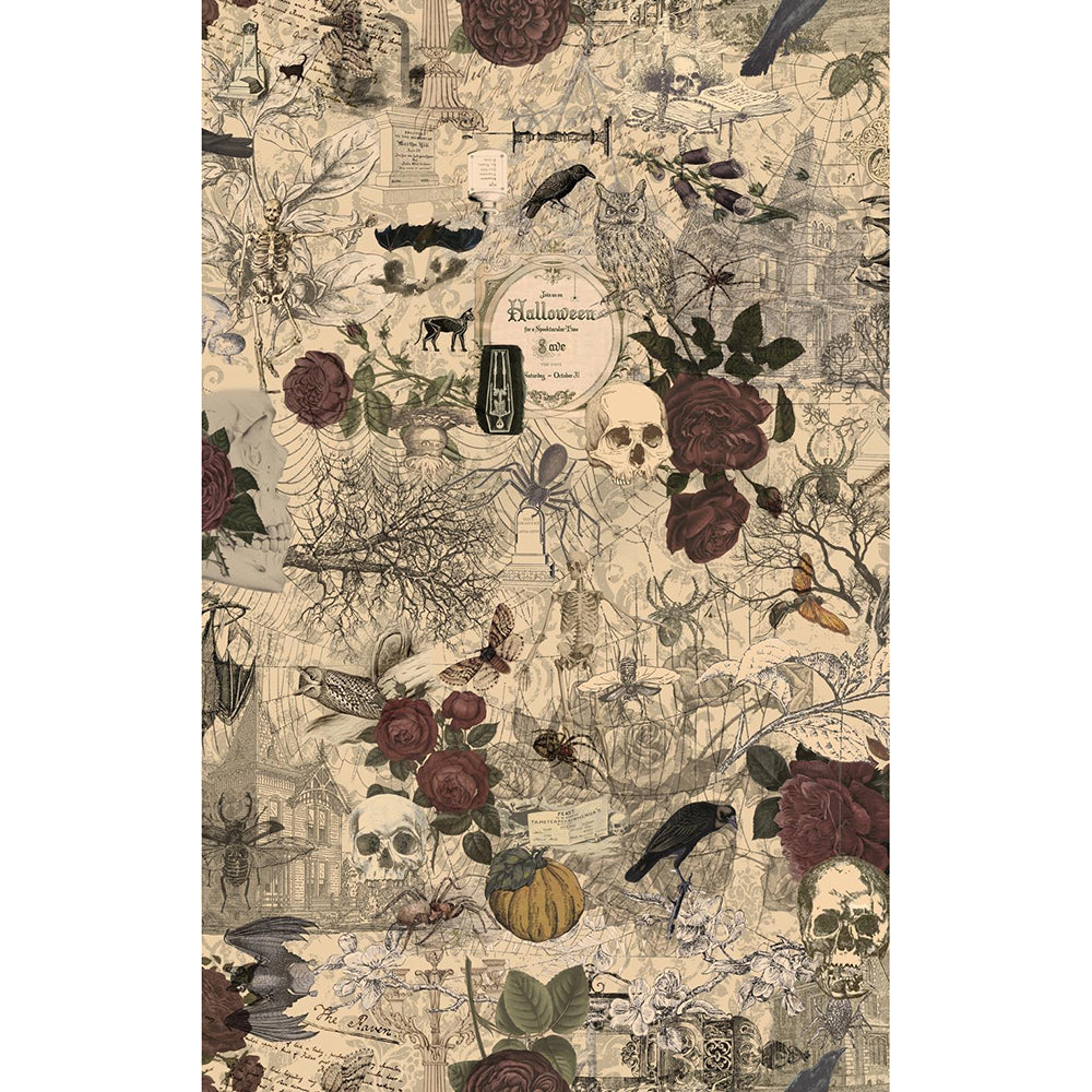 Moda 3 Sisters Favorites Collages Haunted Mansion Multi 1 Yard Cut