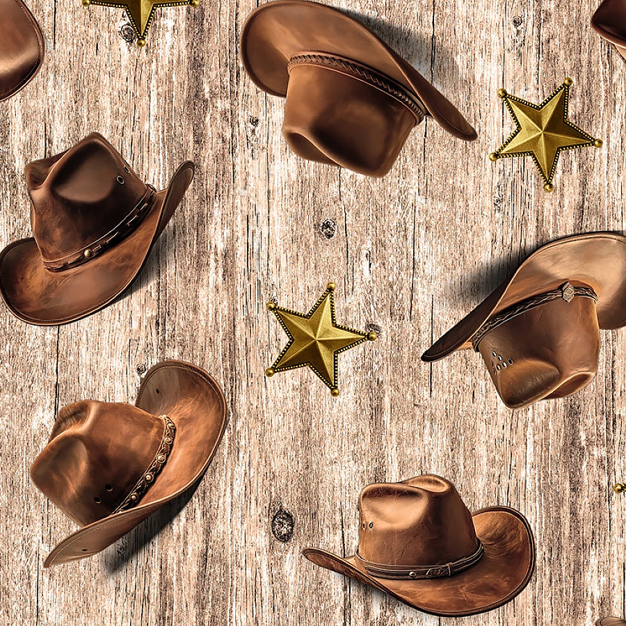 Spurs & Spirits Hats & Stars Tan