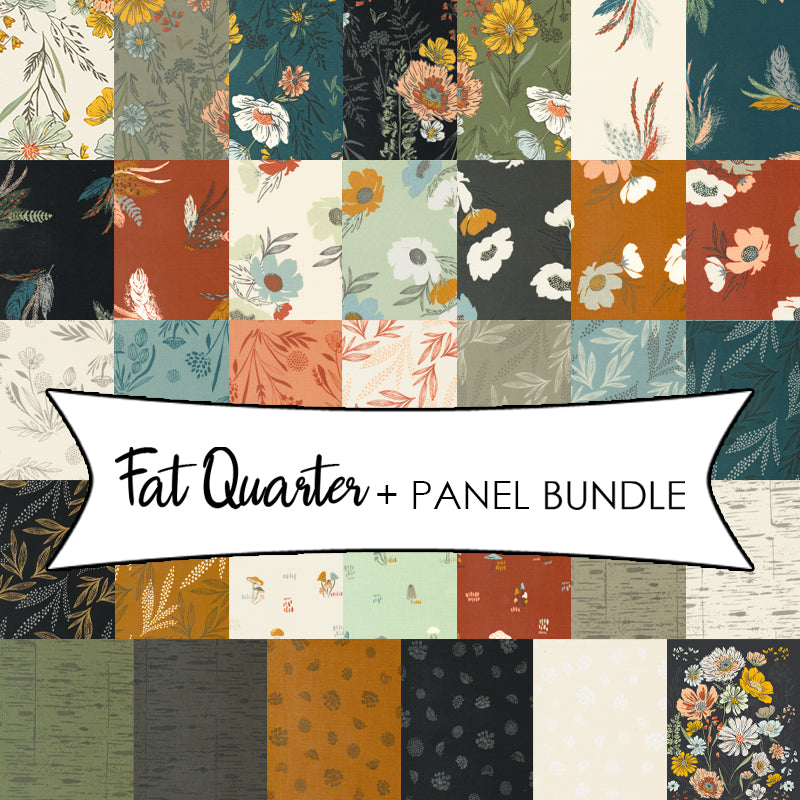 Woodland & Wildflowers Fat Quarter + 1 Panel Bundle