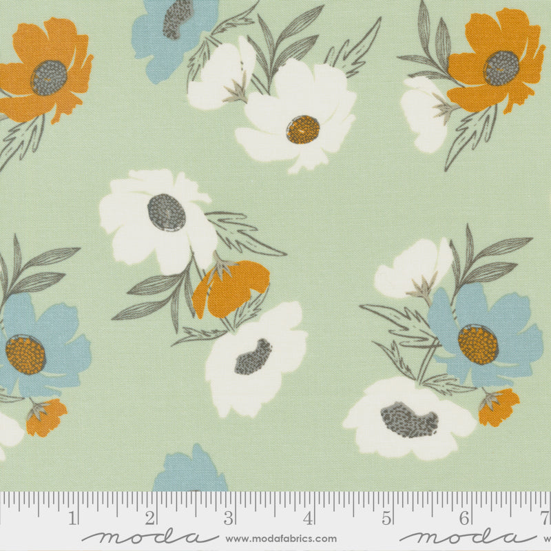 Woodland & Wildflowers Bold Florals Pale Mint