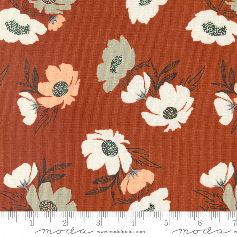 Woodland & Wildflowers Bold Florals Rust