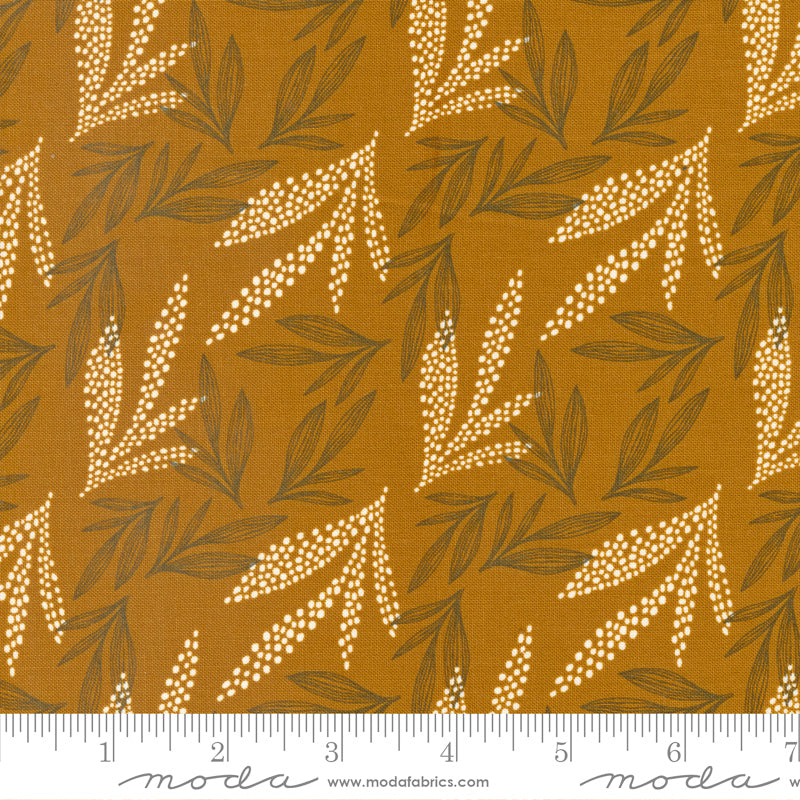 Woodland & Wildflowers Lore Leaves Caramel