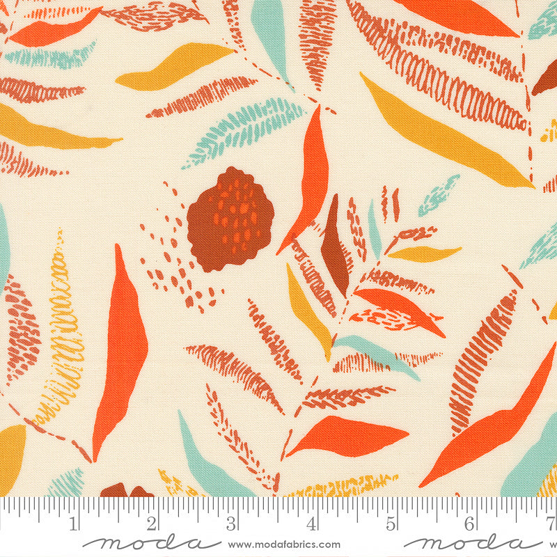 Boho Haven Frond Leaves Eggshell