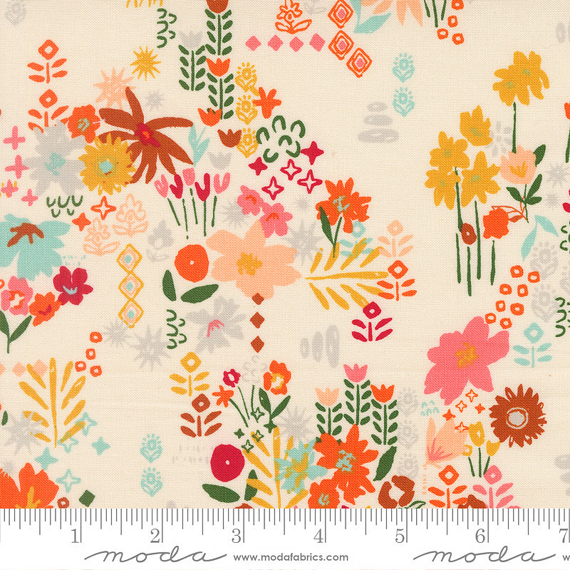 Boho Haven Busy Florals Eggshell