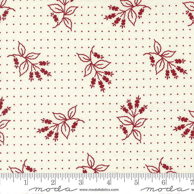 American Gatherings II Liberty Florals Dove Heart Red
