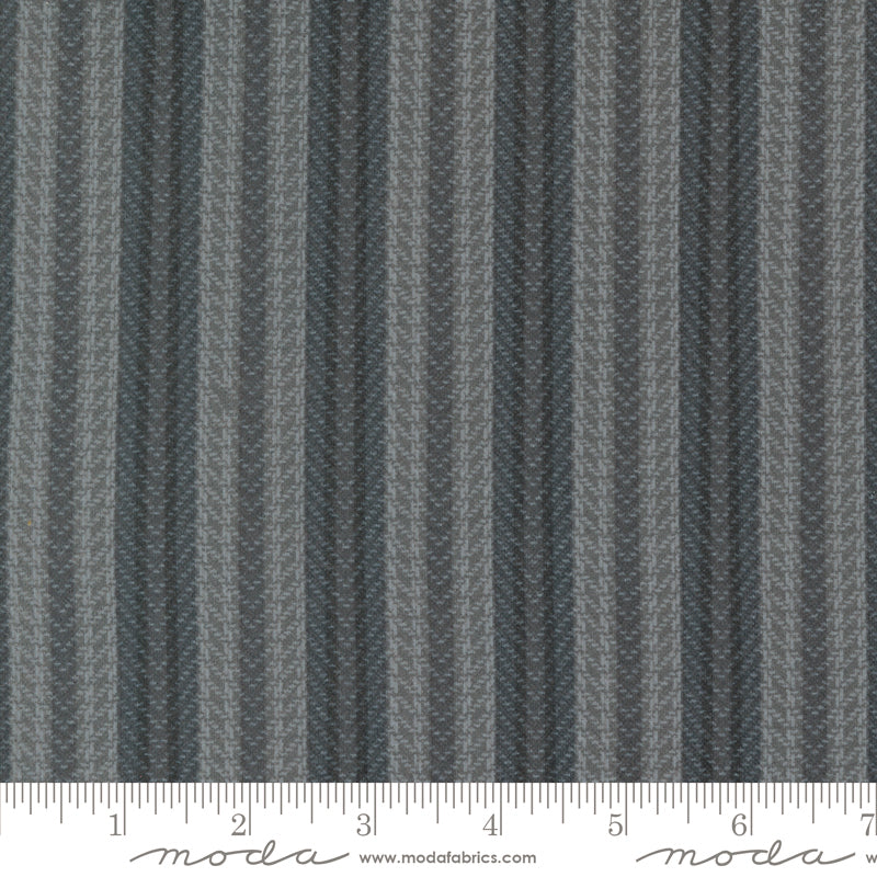 Farmhouse Flannels III Blanket Stripes Graphite