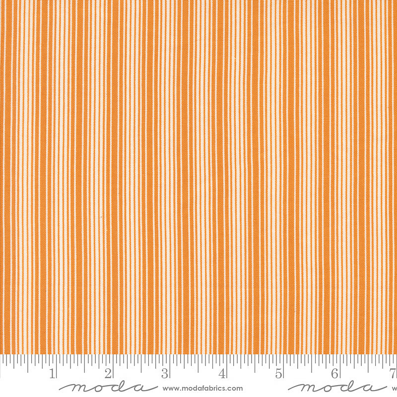 Pumpkin Spice Gatherings Linen Stripes Pumpkin