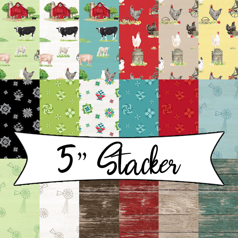 Spring Barn Quilts 5" Stacker