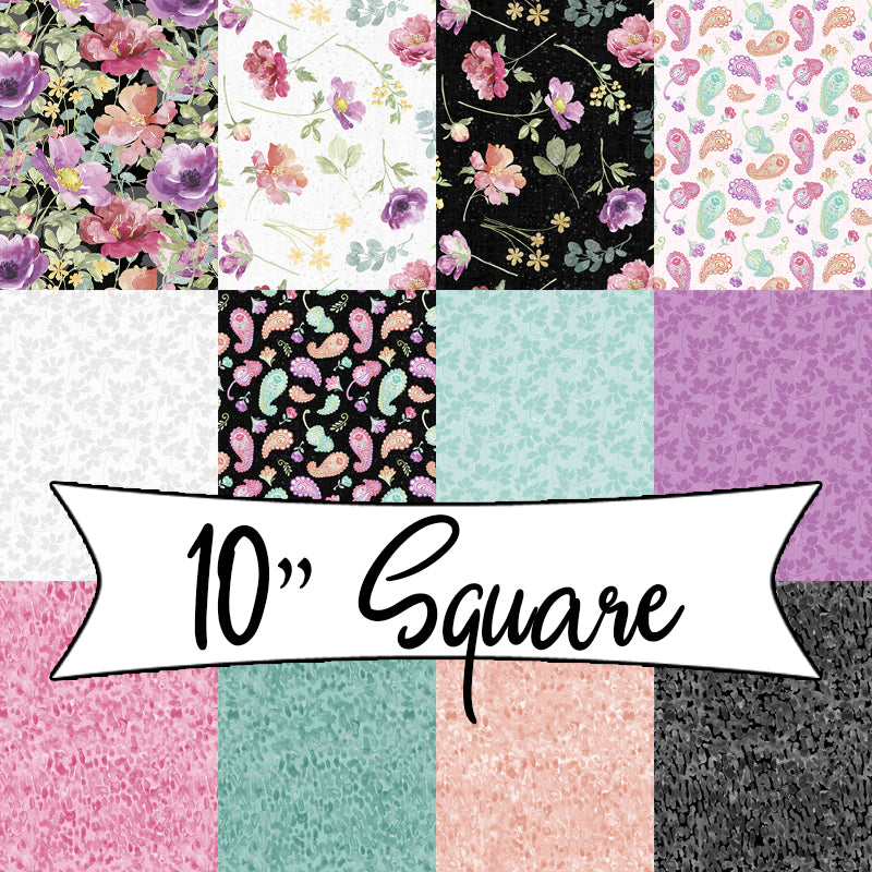 Meadow Melody 10 Karat Crystals 10" Squares