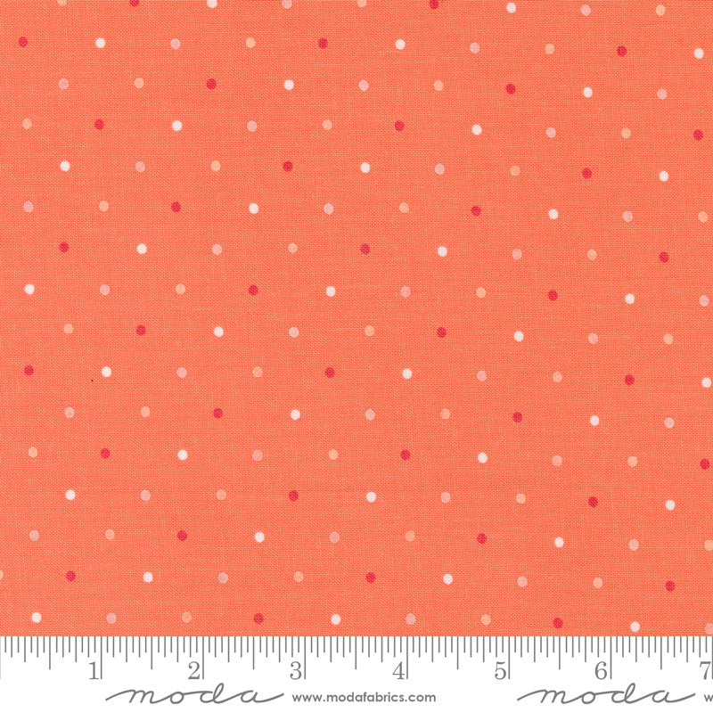 Moda Magic Dot Coral 1 Yard Cut