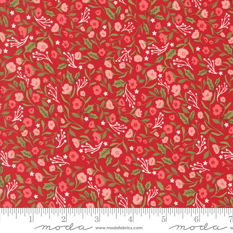 Berry & Pine Posies Cranberry