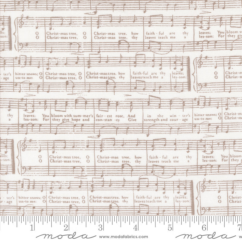 Berry & Pine Music Notes Snow