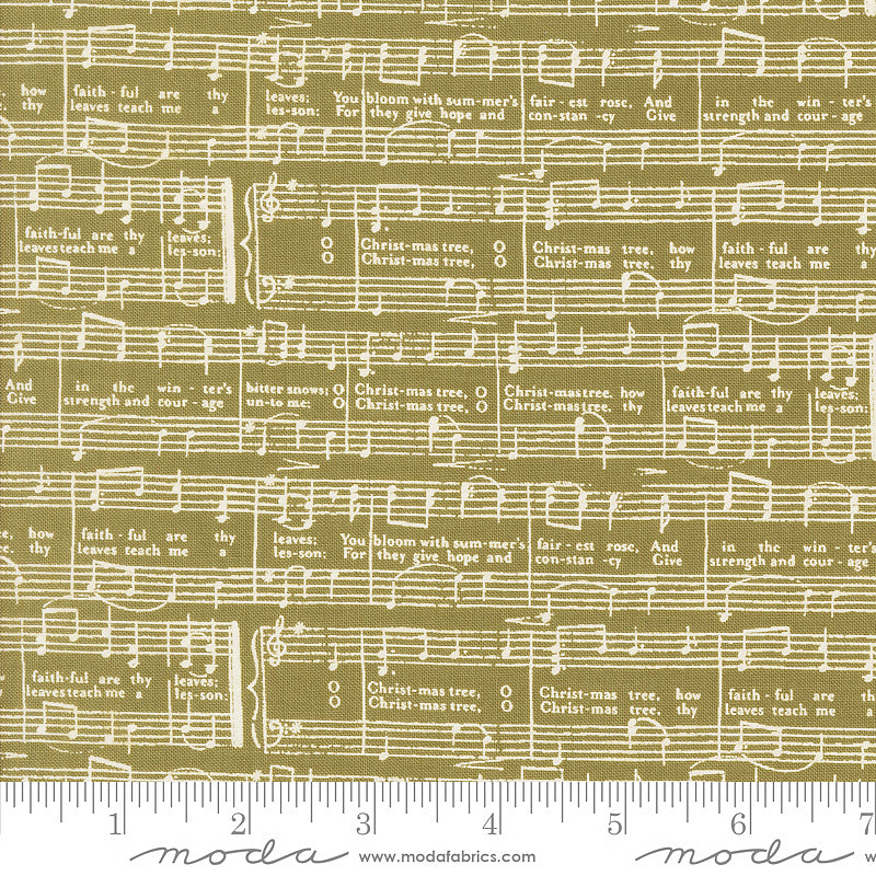 Berry & Pine Music Notes Sage