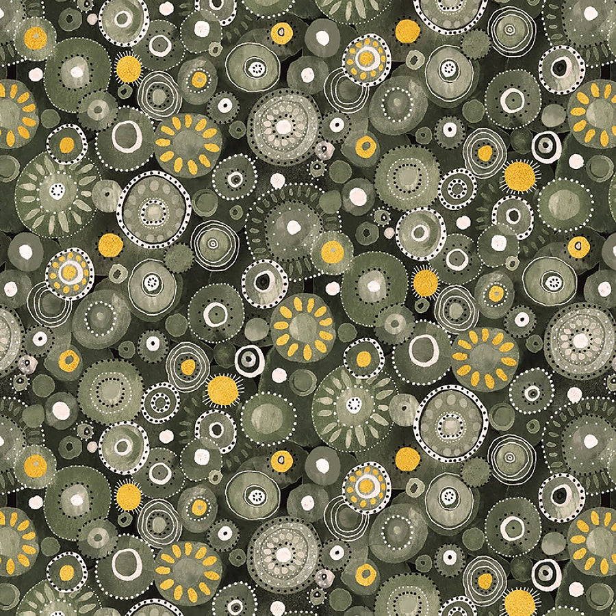 Flora & Form Dotty Phthalo Green Metallic