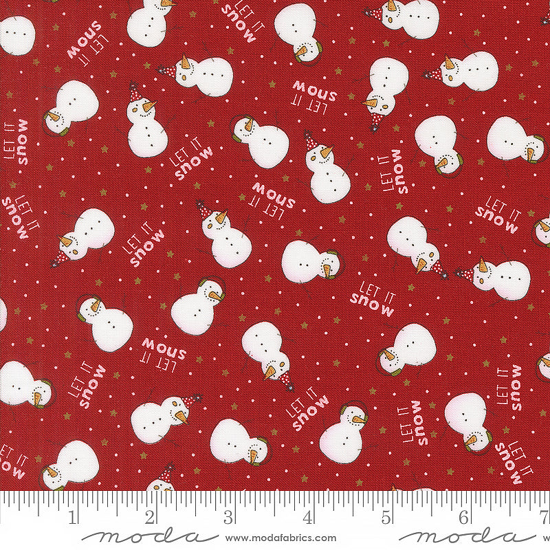 Emmitt & Ivy Snowmen Red