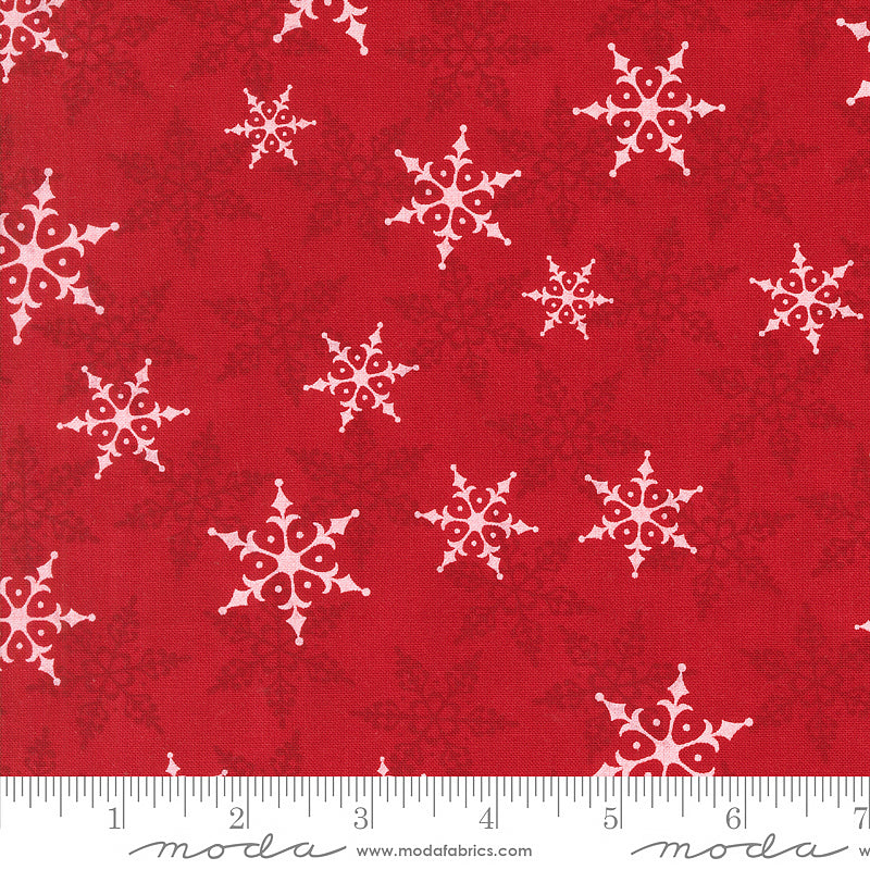 Winter Friends Falling Snow Berry Red
