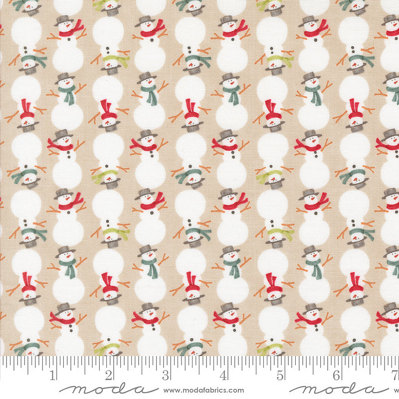 Winter Friends Snowman Stripe Fog