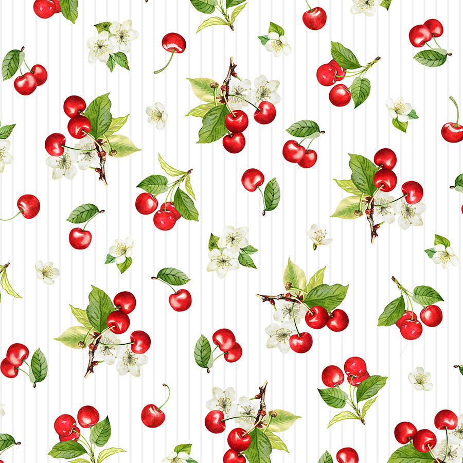 Sweet Cherry Fruit Toss White