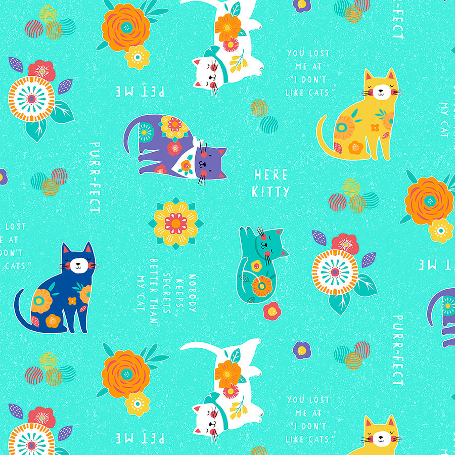 Fe-Line Frisky Large All Over Teal