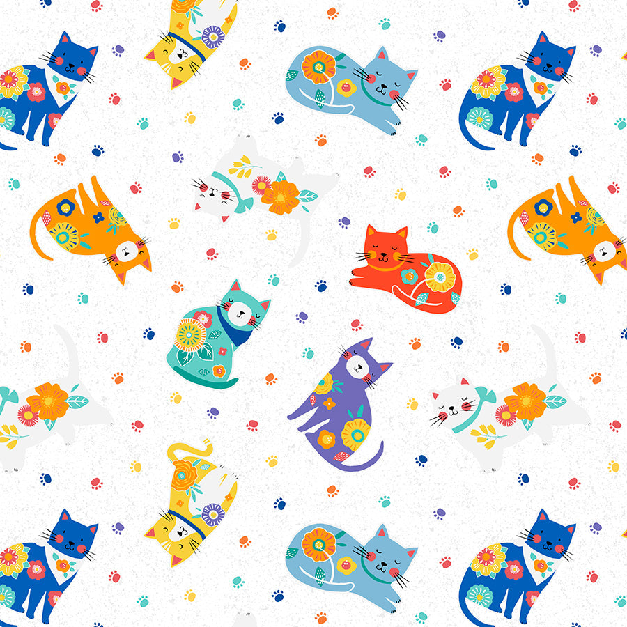 Fe-Line Frisky Cat Toss White