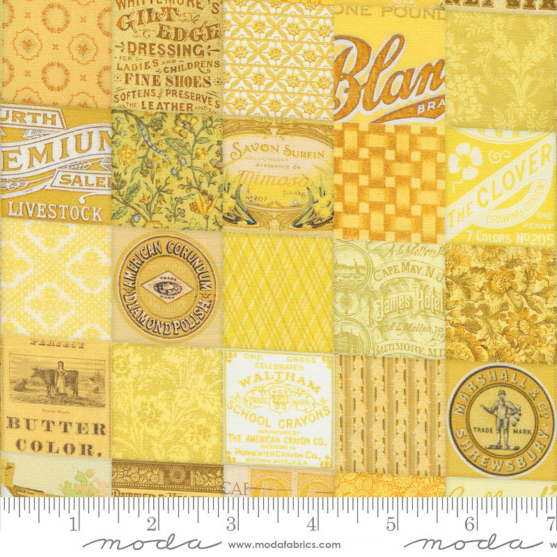 Curated In Color Patchwork Yellow