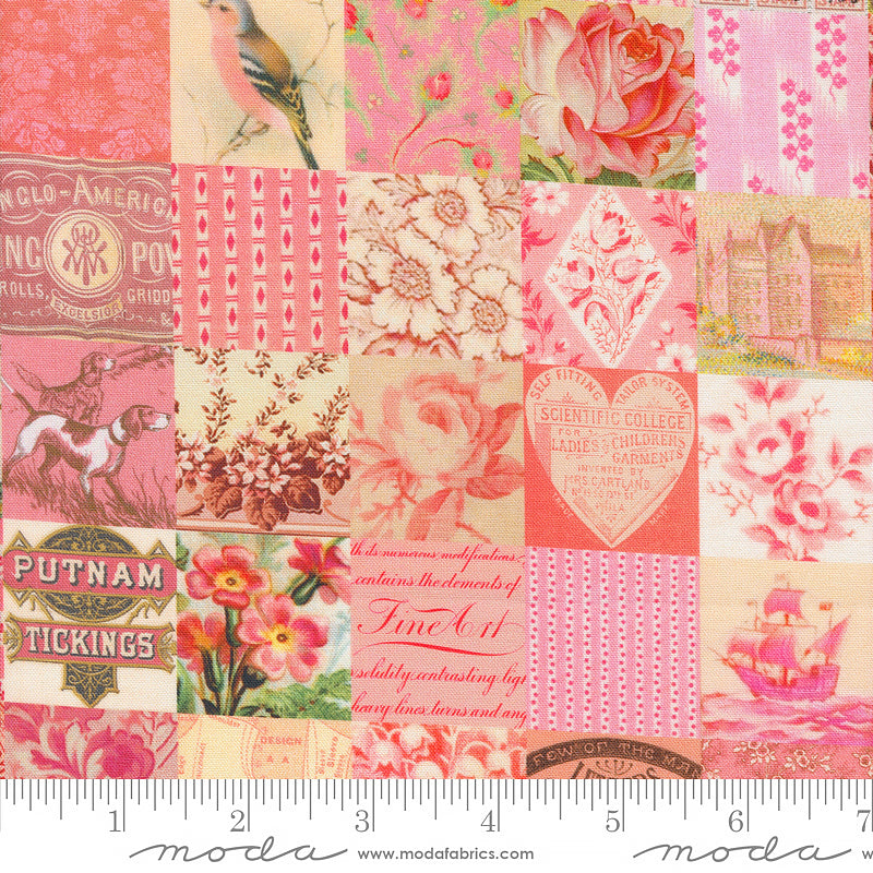 Curated In Color Patchwork Pink