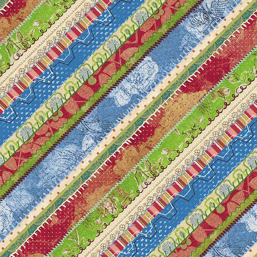 Bug Bliss Bias Stripe Multi – Studio E – Fort Worth Fabric Studio