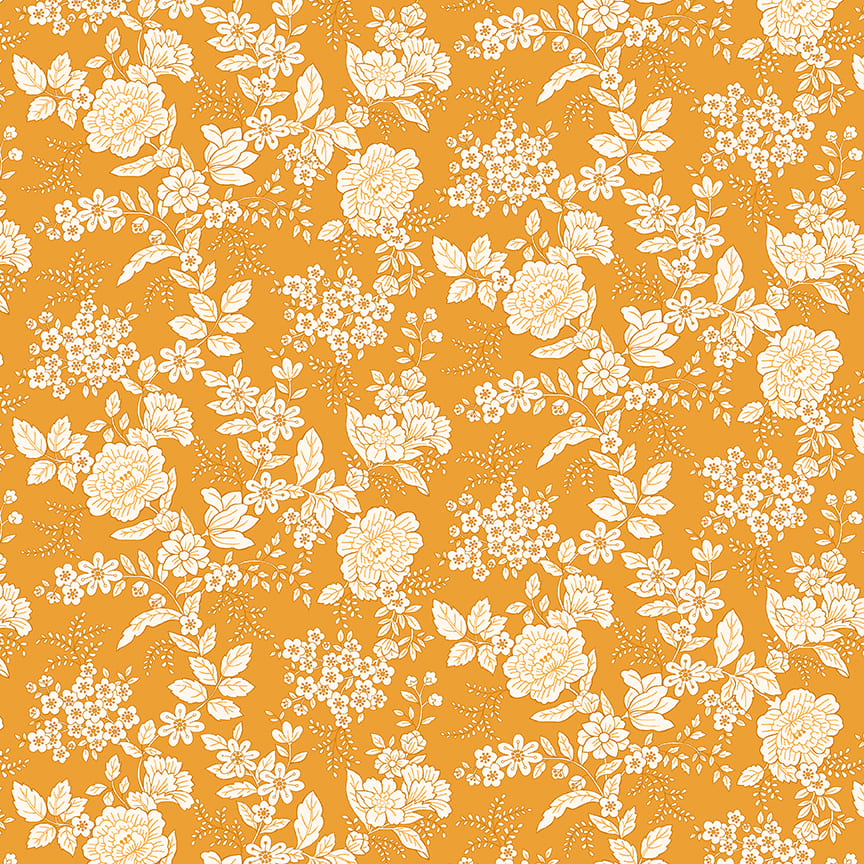 Tranquility Floral Orange