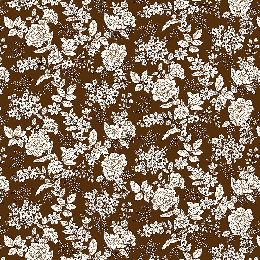 Tranquility Floral Brown