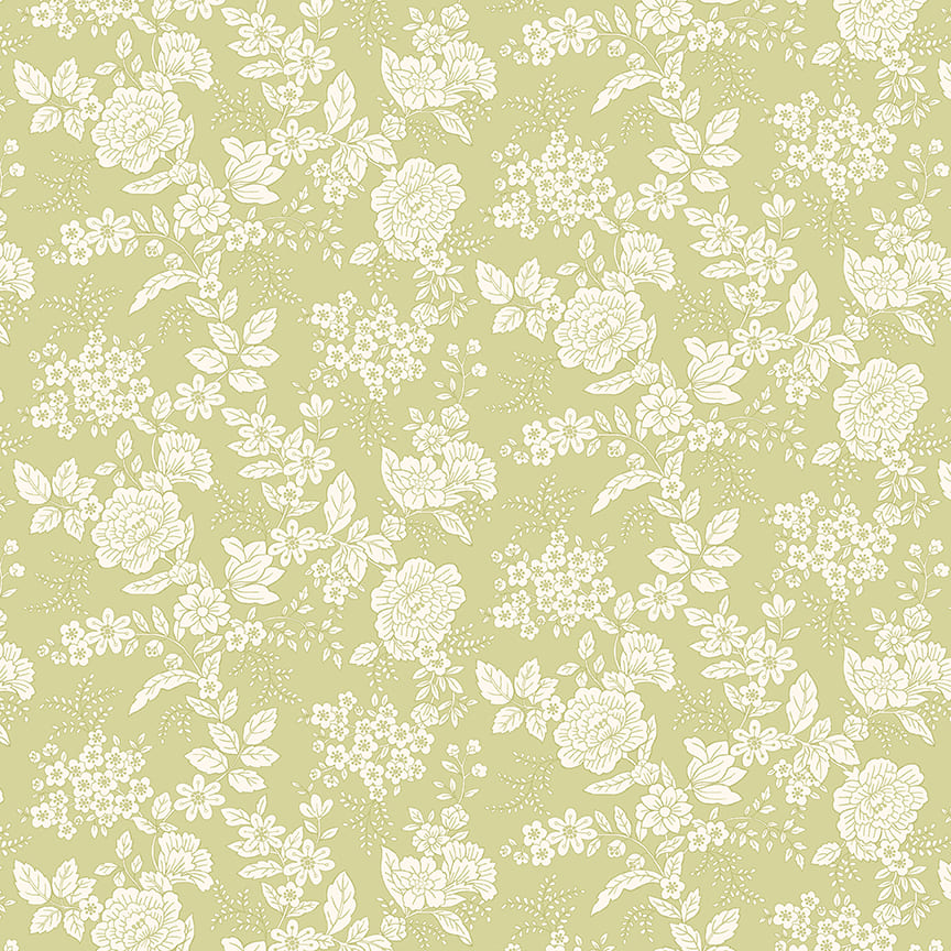 Tranquility Floral Light Green