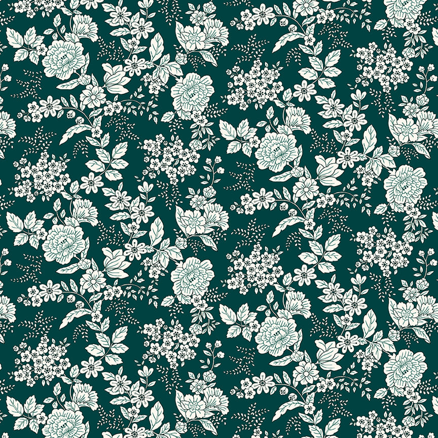 Tranquility Floral Teal