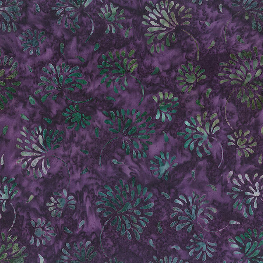 Fragrant Batiks Pressed Flowers Lilac