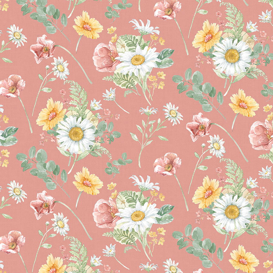 Daisy Days Large Floral Pink