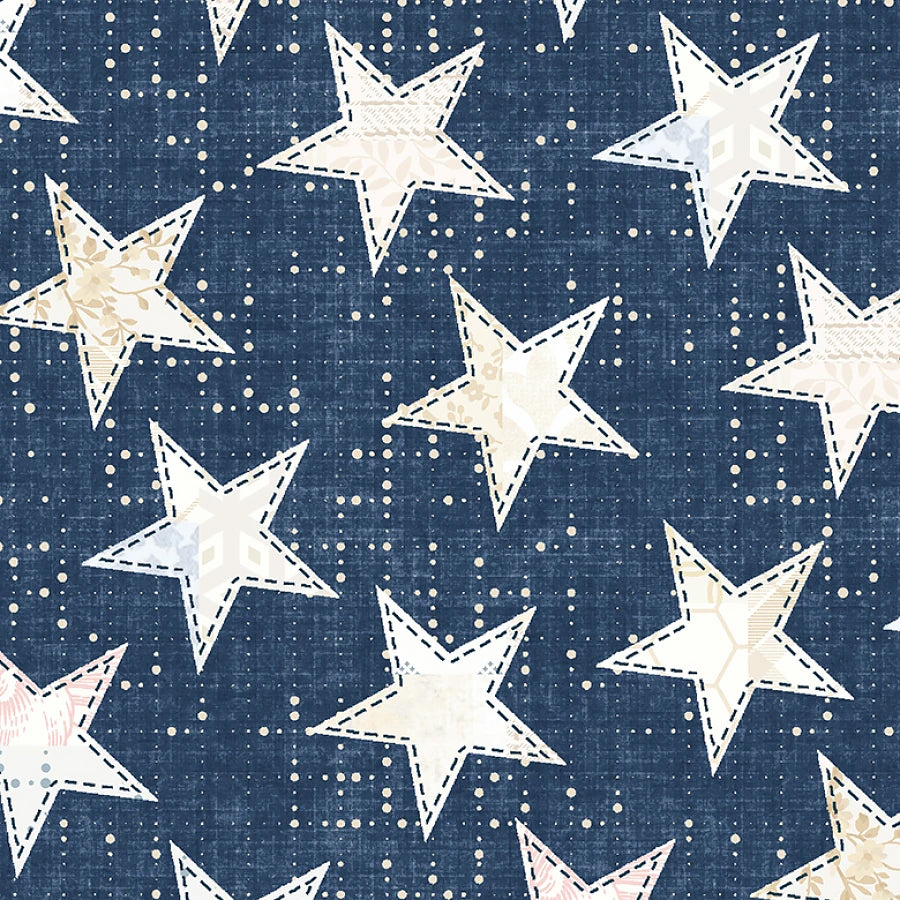 Pieces of America Big Stars Blue