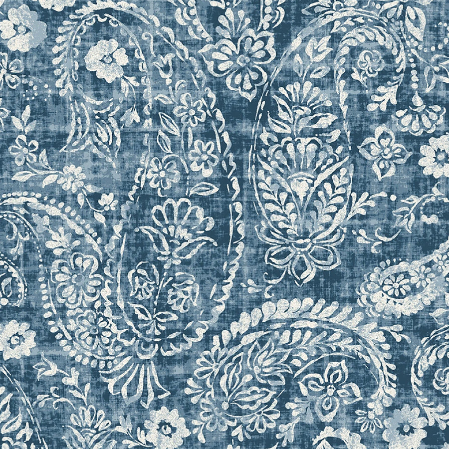 Pieces of America Paisley Blue
