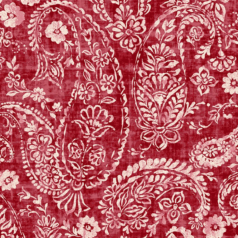 Pieces of America Paisley Ruby