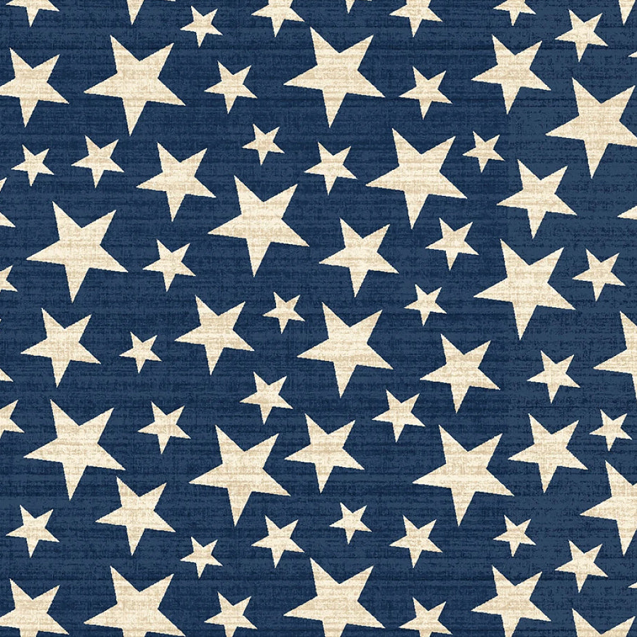 Pieces of America Small Stars Blue