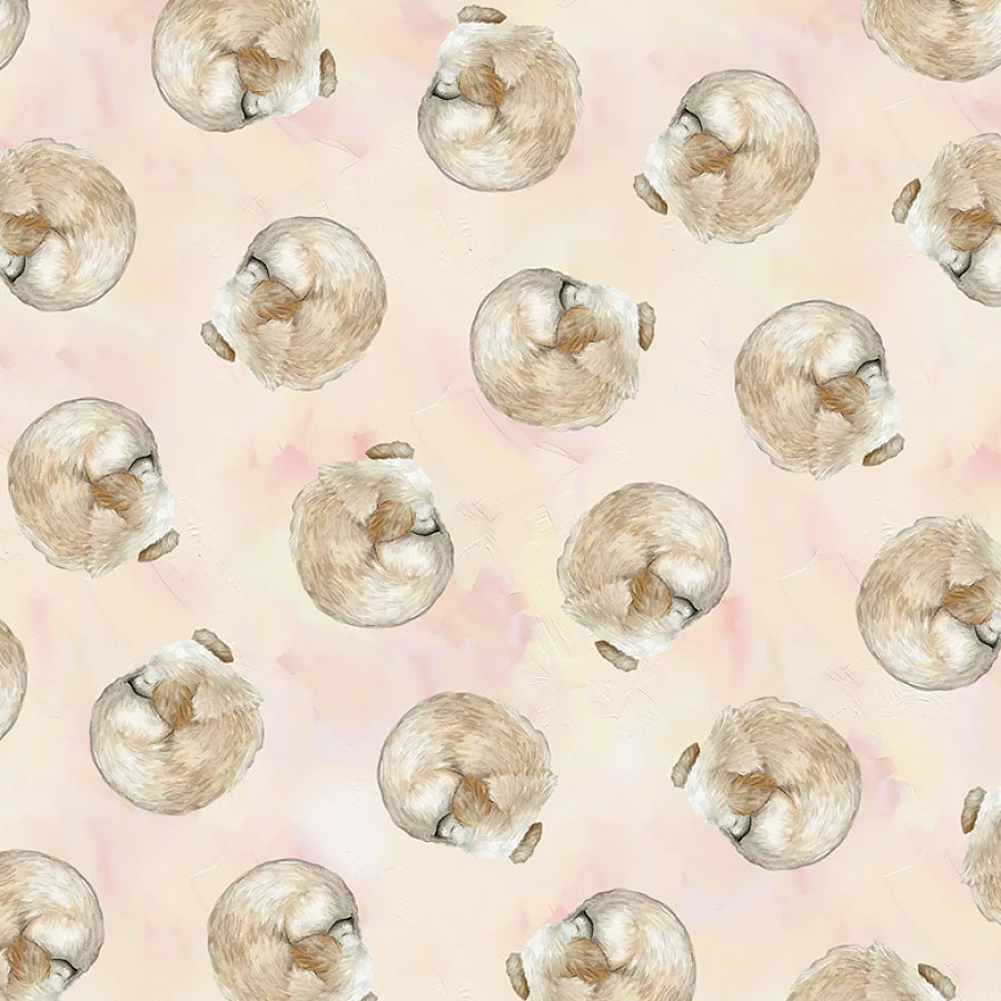 Sweet Child of Mine Pooch Polka Dot Peach