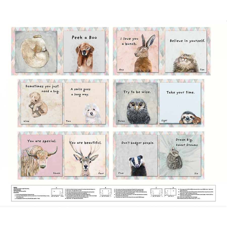 Sweet Child of Mine 36" Soft Book Panel Multi
