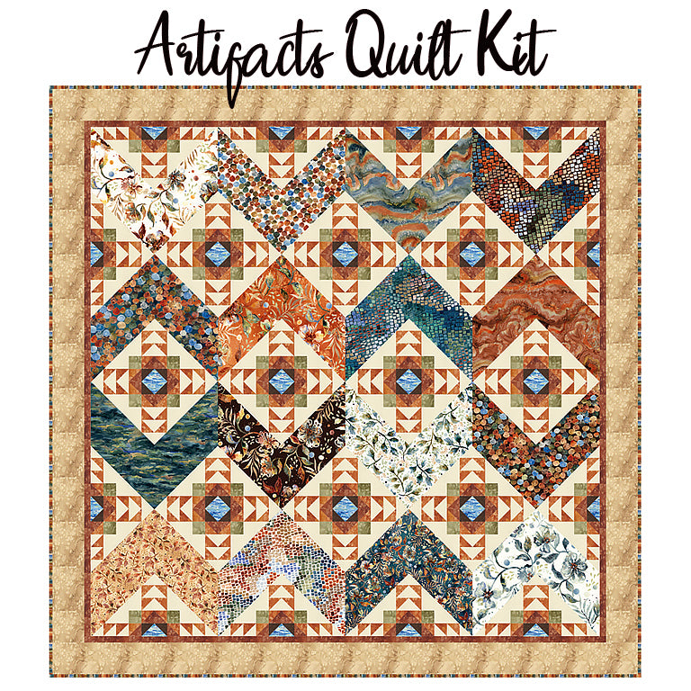 Artifacts Quilt Kit with Desert Oasis from Moda