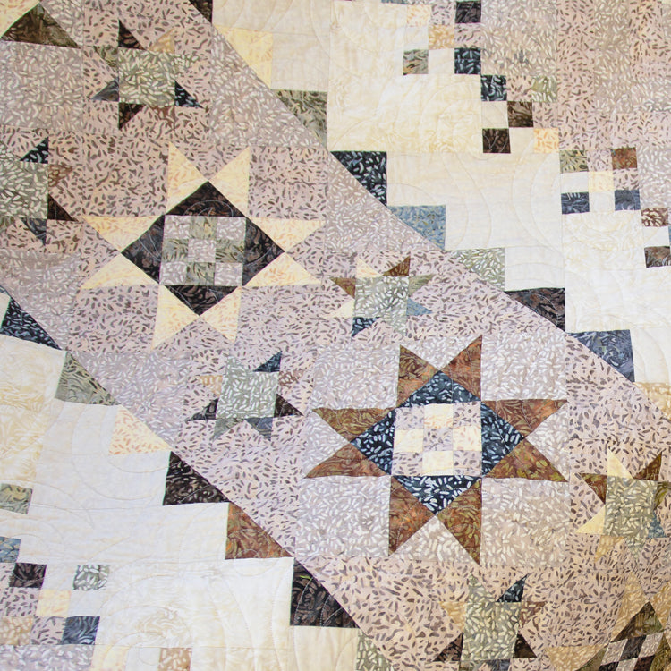 Field & Furrows Quilt Kit from Banyan Batiks Studio – Fort Worth Fabric ...