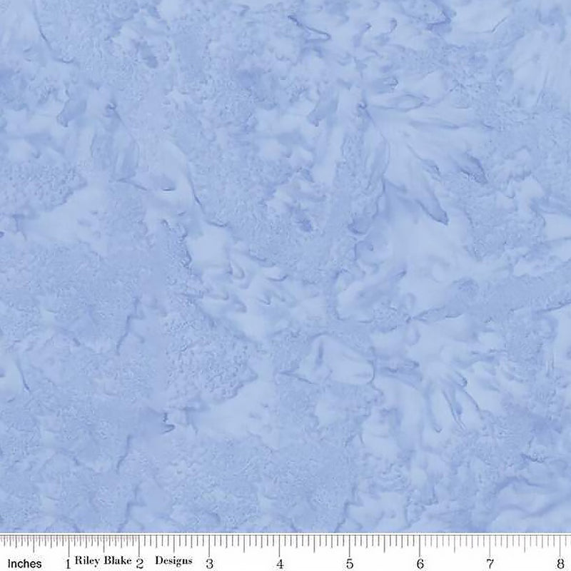 Hand-Dyes Batiks Light Cornflower