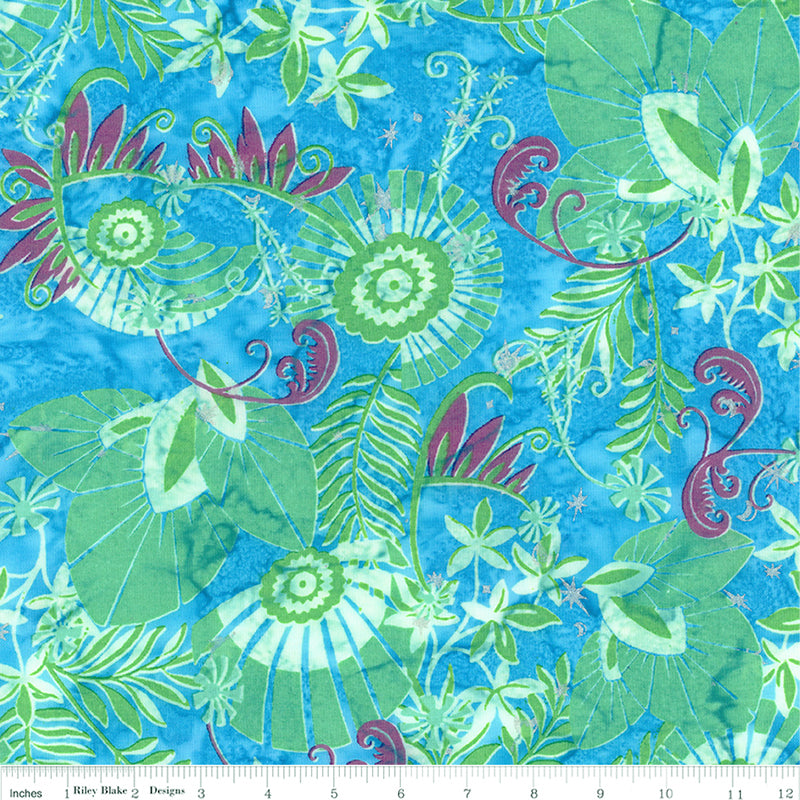 Expressions Batiks Bedazzled! Flora Stardust Splash