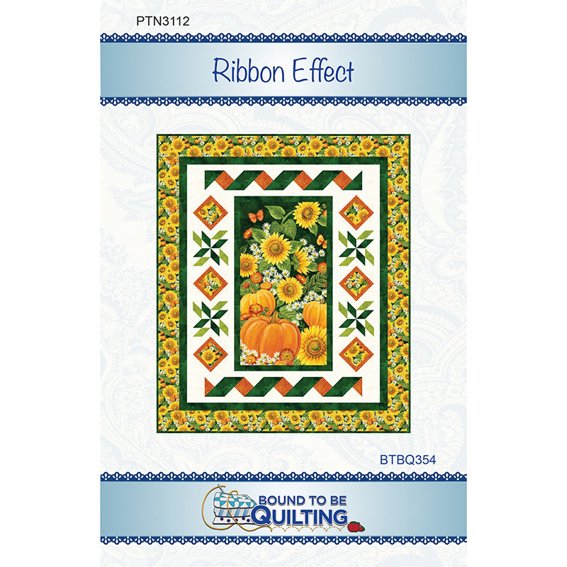 Ribbon Effect Quilt Pattern by Bound to be Quilting