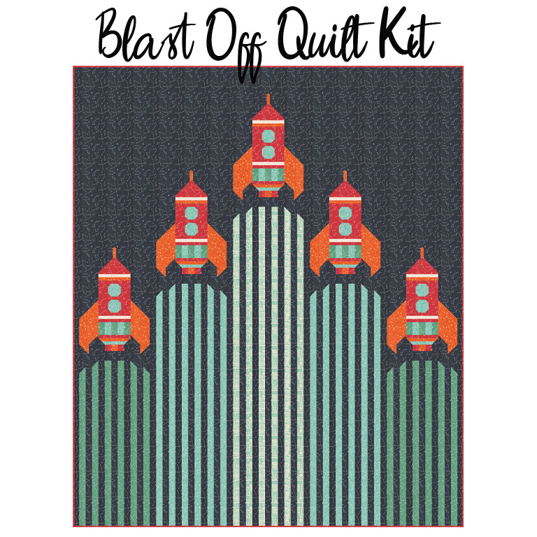 Blast Off Quilt Kit with 321 Blast Off from Moda