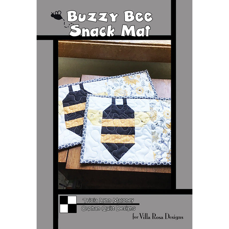 Buzzy Bee Snack Mat Pattern PDF Download