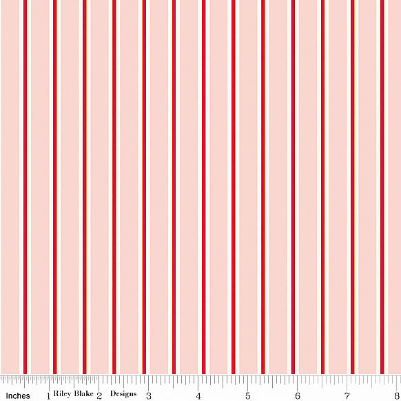 Holiday Cheer Stripes Pink
